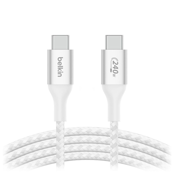 Кабель Type-C/Type-C Belkin 240W 1м Белый