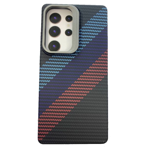 Чехол Samsung S25 Ultra накладка SkyArmor MagSafe Luxe Case камера-подставка Черный/Синий/Красный