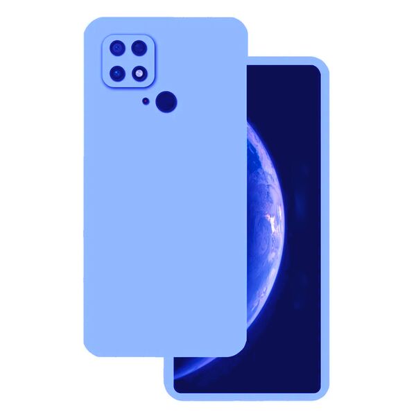 Чехол Xiaomi Redmi 10C/POCO C40 накладка Soft Touch Голубой