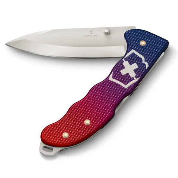 Нож перочинный Victorinox Evoke Alox (0.9411.D221) 136мм 5функц. Синий/красный