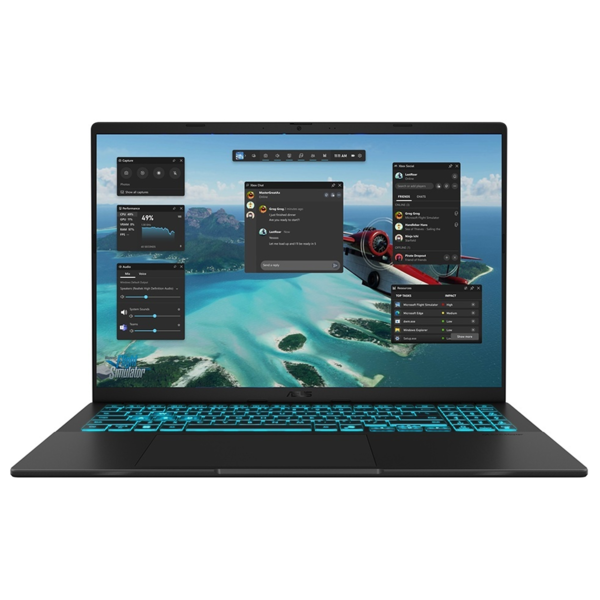 Ноутбук Asus Gaming V16 V3607VU-RP092 16"IPS FHD Core i5 210H/16Gb/1024Gb SSD/RTX4050/6Gb/noOS Black