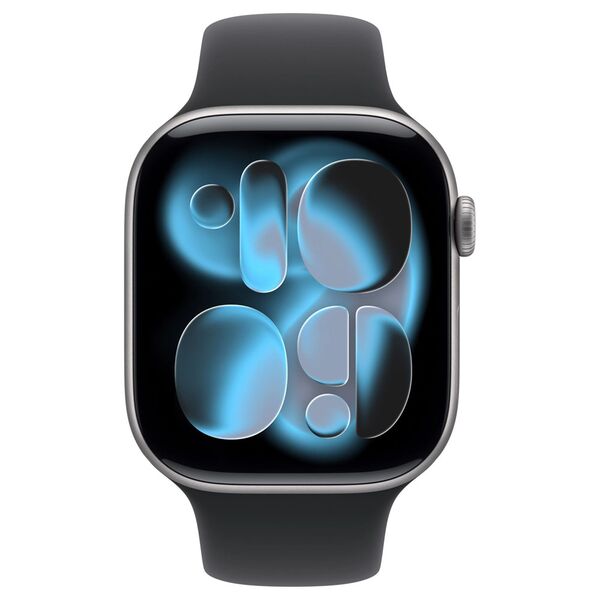 Смарт-часы Apple Watch 11 46mm GPS Aluminium Case With Black Sport Band Spase Gray M/L