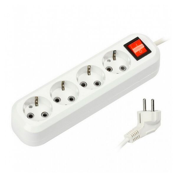 Удлинитель 3м SmartBuy SBE-16 (4 розетки) Белый