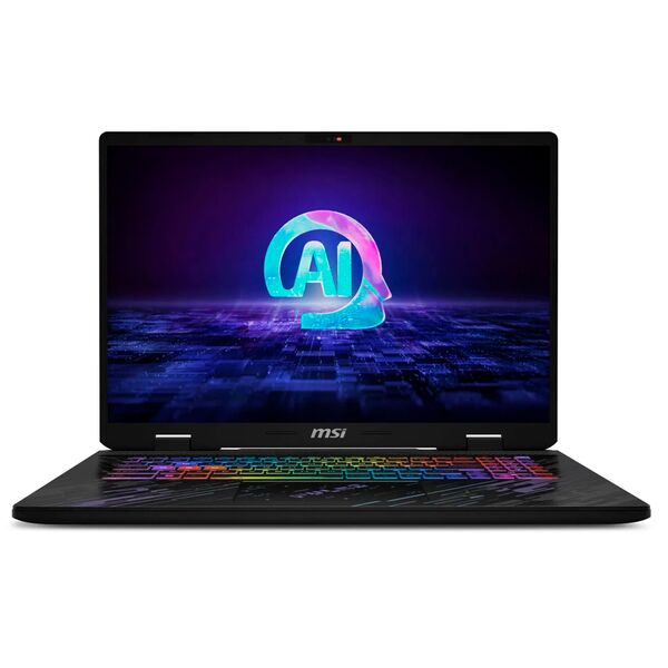 Ноутбук MSI Pulse 17 AI C1VEKG-088 17"IPS QHD+ UI5135H/16Gb/1Tb SSD/RTX4050 6Gb/noOS Black