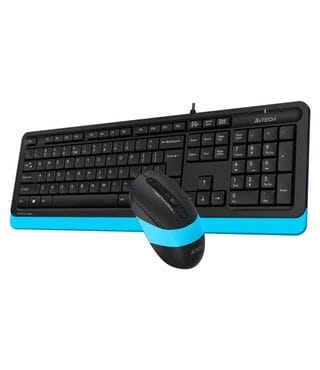 Клавиатура + мышь A4Tech Fstyler F1010 Черный/Синий
