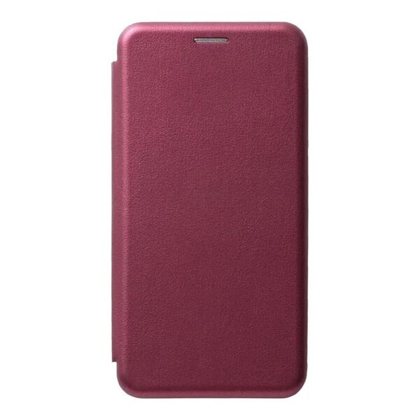 Чехол Xiaomi Redmi Note 13 4G книжка кожзам Бордовый