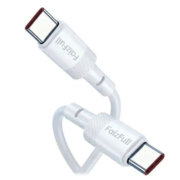 Кабель Type-C/Type-C FaizFull FR168 60W 1м Белый