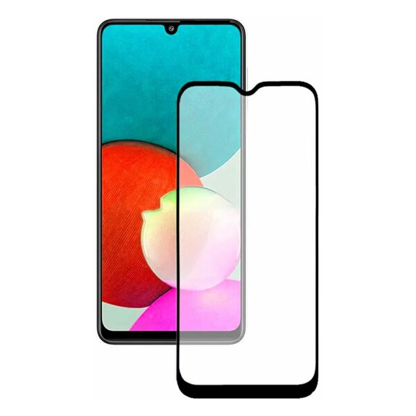 Защитное стекло Samsung A14/A22 5G/A22S Lizard Черный