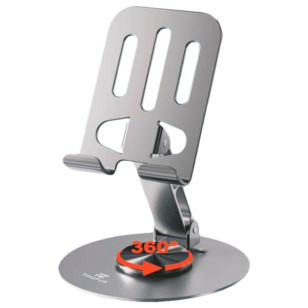 Держатель настольный FaizFull F88 для смартфона и планшета Серый