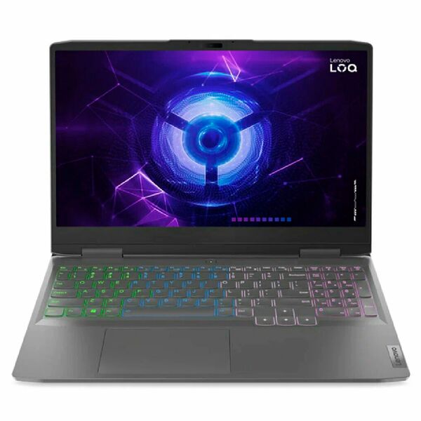 Ноутбук Lenovo LOQ 15IRH8 15.6" IPS FHD Core i7 13620H/16Gb/512Gb SSD/RTX 4060/8Gb/no OS Grey