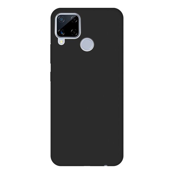 Чехол Realme C15 накладка Soft Touch силиконовый Черный