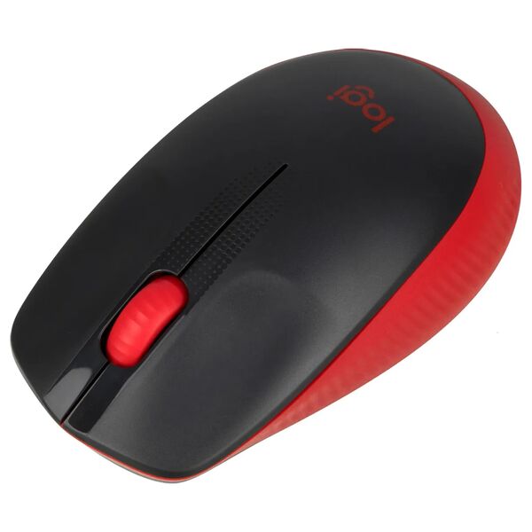 Мышь Logitech M190 беспроводная Черный/Красный