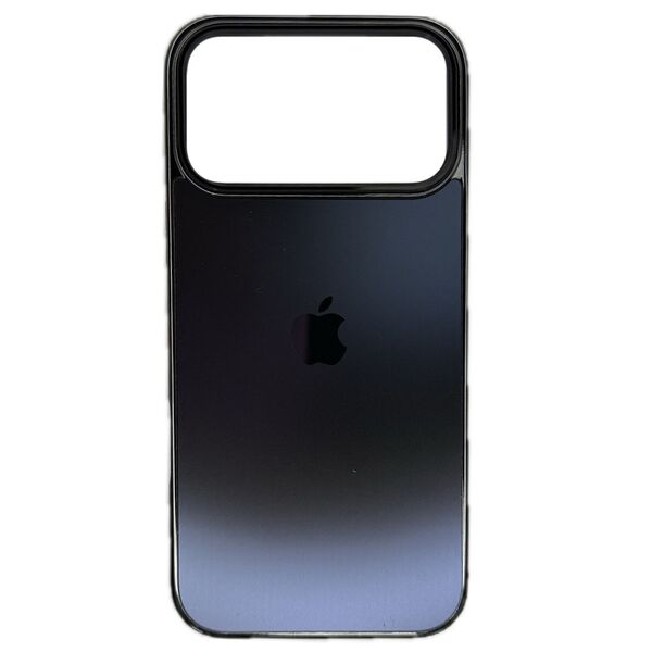 Чехол для iPhone 17 Pro накладка AG-Glass пластик Синий