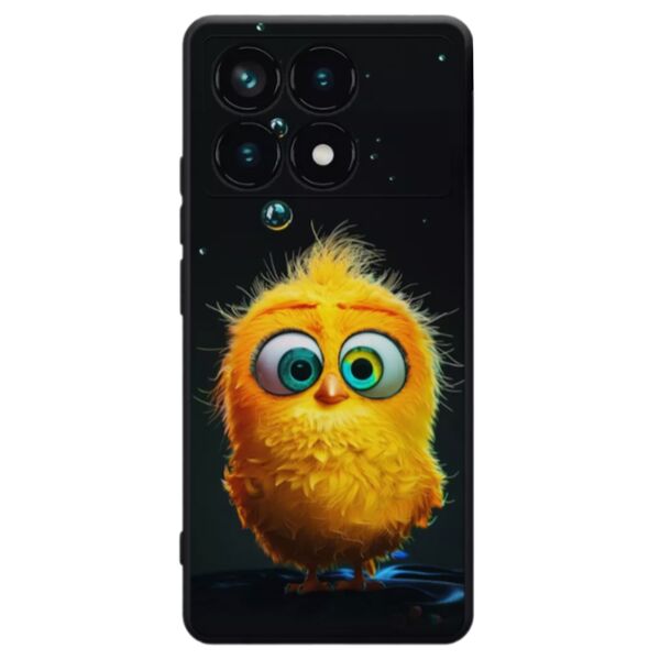 Чехол Xiaomi POCO X6 Pro 5G накладка принт Цыпленок Черный