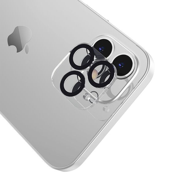 Защитное стекло для камеры iPhone 15 Pro/15 Pro Max Hoco G13 Черный