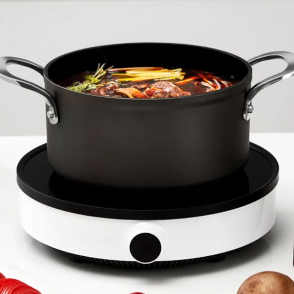 Кастрюля HuoHou Super Platinum Non Stick Pan 20сm HU0162 Black