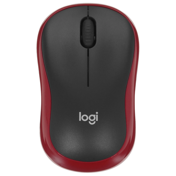 Мышь Logitech M185 беспроводная Красный