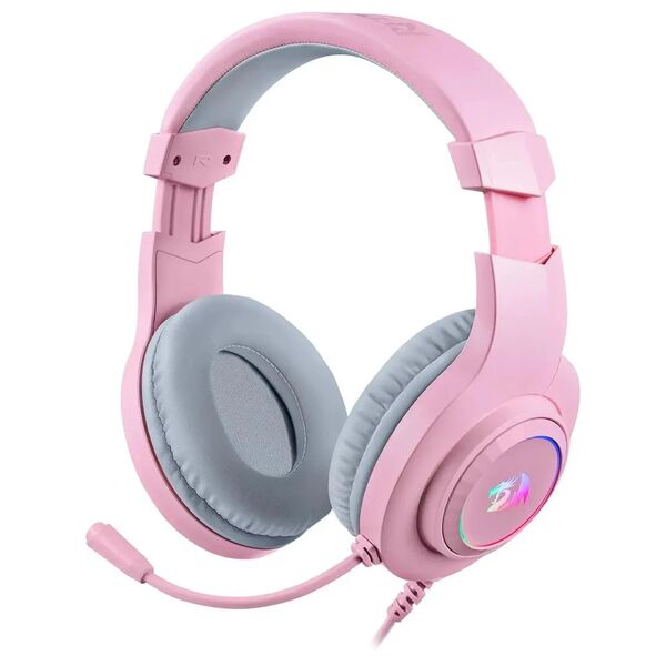 Наушники Redragon Hylas проводные полноразмерные игровые Серо/розовый