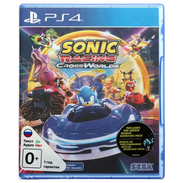 Диск PS4 Sonic Racing Crossworlds