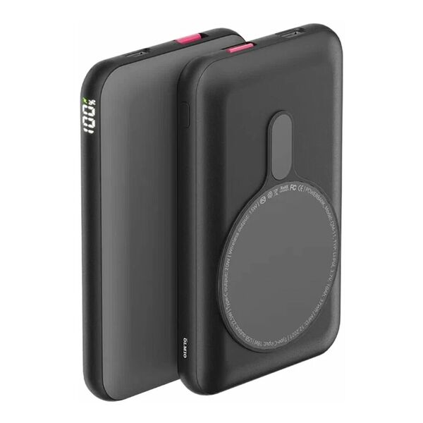 Внешний аккумулятор Olmio 10000 mAh QM-11 22.5W Magsafe LCD Серый