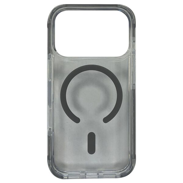 Чехол для iPhone 17 Pro Max накладка Wiwu Magsafe Прозрачно-серый