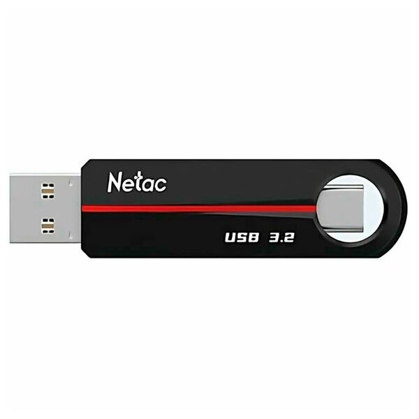 Флеш память USB 32Gb Netac US18 3.2 OTG/Type-C Черный