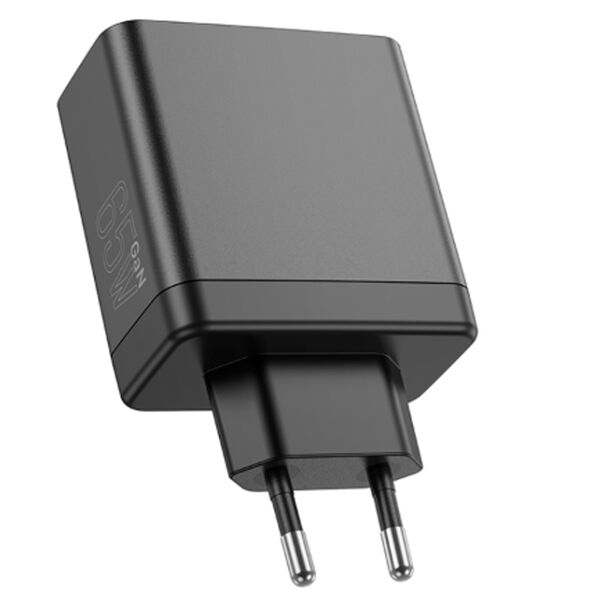 Зарядное устройство Borofone BN12 65W 2USB-C+USB Черный