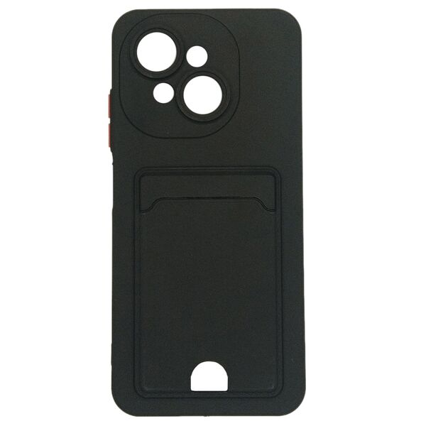 Чехол Tecno Spark Go 2025/Spark Go 1/Pop 9 накладка с визитницей Черный