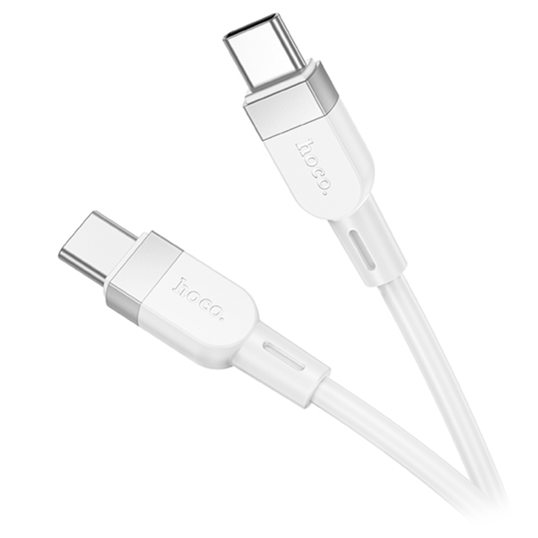 Кабель Type-C/Type-C Hoco X109 1м 60W Белый