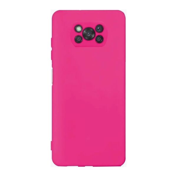 Чехол Xiaomi POCO X3/POCO X3 Pro накладка Soft Touch Розовый