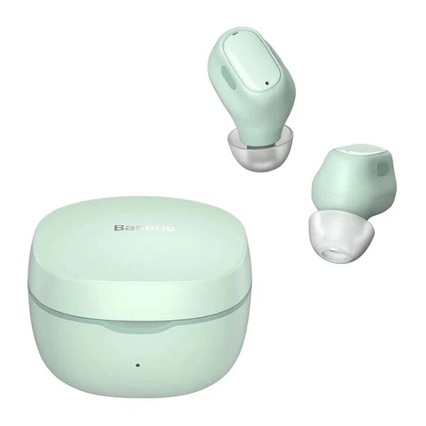 Наушники Bluetooth Baseus Bowie WM01 TWS вакуумные Зеленый