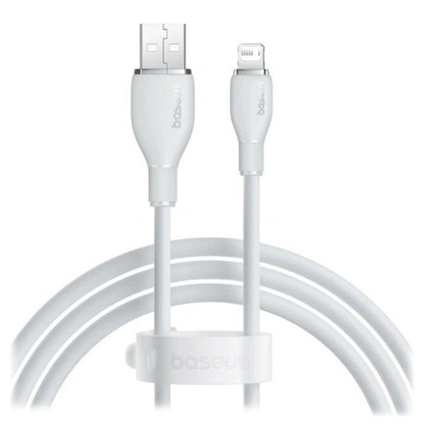 Кабель Lightning Baseus P10355700221-00 2.4A 1.2м Белый