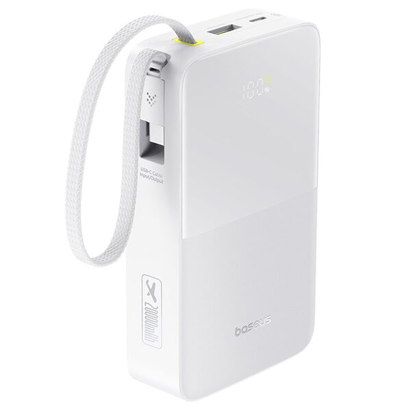 Внешний аккумулятор Baseus 20000 mAh E0027700 22.5W + кабель Type-C Белый