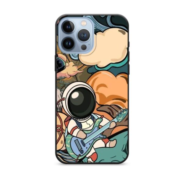 Чехол для iPhone 13 Pro Max накладка силиконовый принт Astronaut