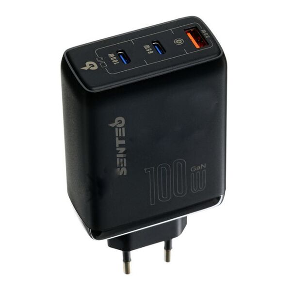 Зарядное устройство Senteo Z-11 2USB-C+USB 100W Черный