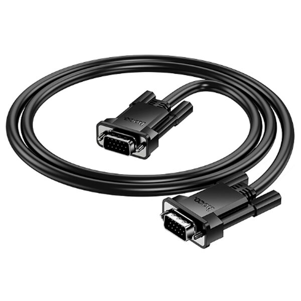 Кабель VGA-VGA 1м Hoco US11 4K Черный