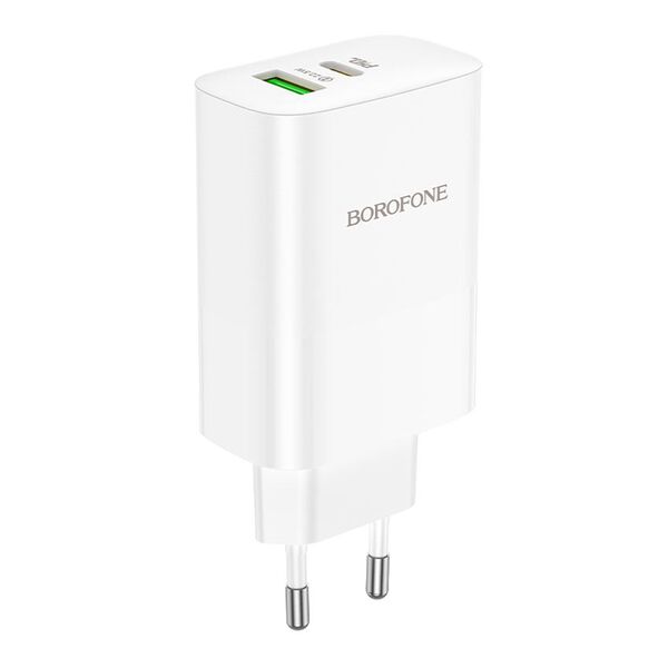 Зарядное устройство Borofone BN10 65W USB-C+USB Белый