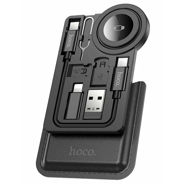 Набор переходников Hoco CW58 с беспроводной зарядкой для iWatch Черный