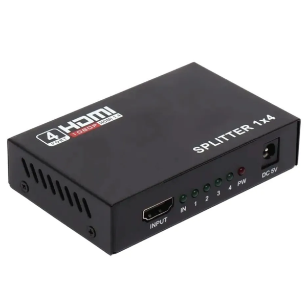 Разветвитель Splitter HDMI H138 1x4 Черный