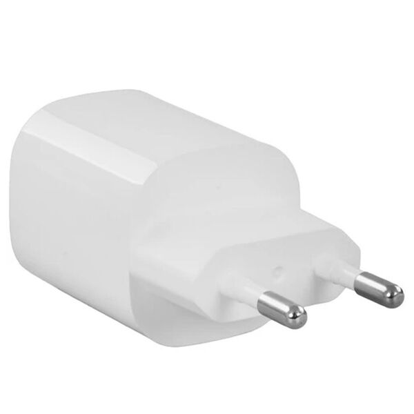 Зарядное устройство Borofone BA104A 20W USB-C+USB + кабель Type-C/Lightning Белый