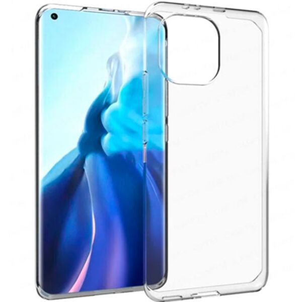 Чехол Xiaomi Mi 11 накладка силиконовый Прозрачный