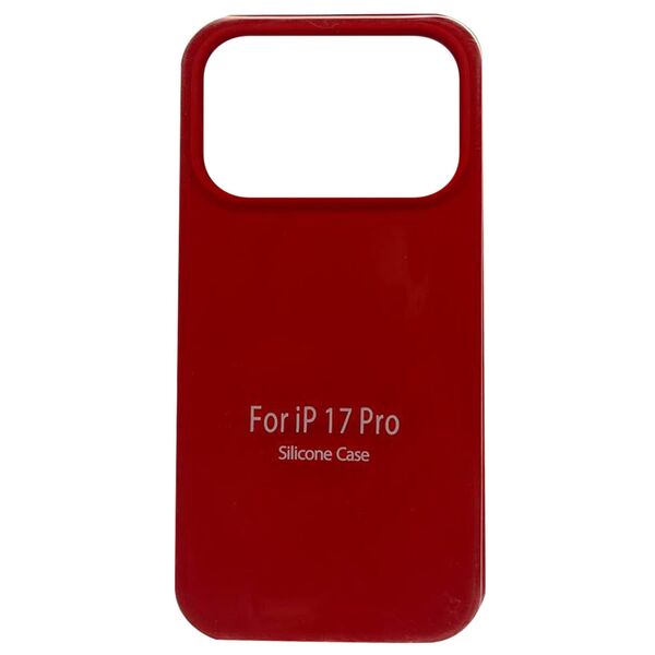 Чехол для iPhone 17 Pro накладка Silicone Case Красный