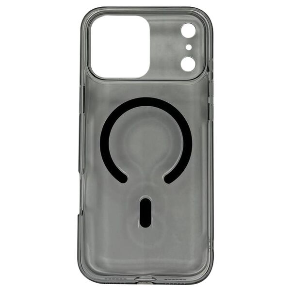 Чехол для iPhone 17 Pro Max накладка MagSafe FreeKnit Прозрачно-черный