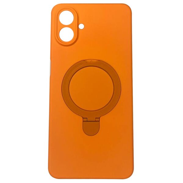Чехол Samsung A07 накладка силиконовый кольцо-подставка Оранжевый