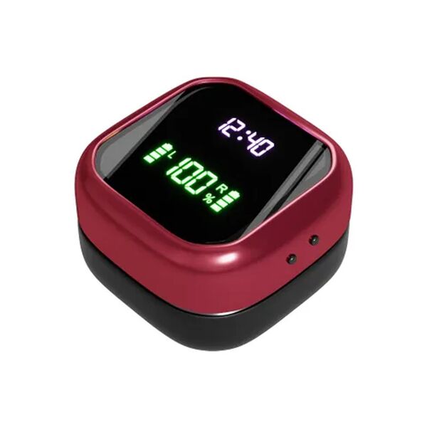 Наушники Bluetooth More Choice BW22S True Wireless вакуумные Красный