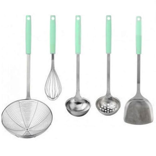 Набор металлических кухонных принадлежностей Jotun Judy Stainless Steel Cookware (5in1)Silver