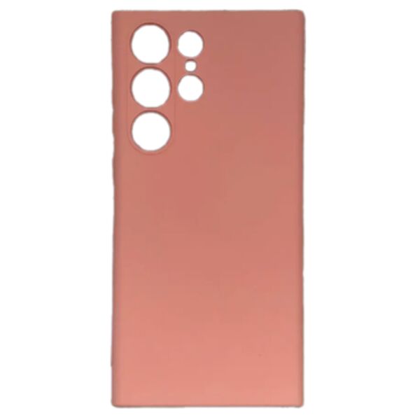 Чехол Samsung S24 Ultra накладка Soft Touch Розовый песок