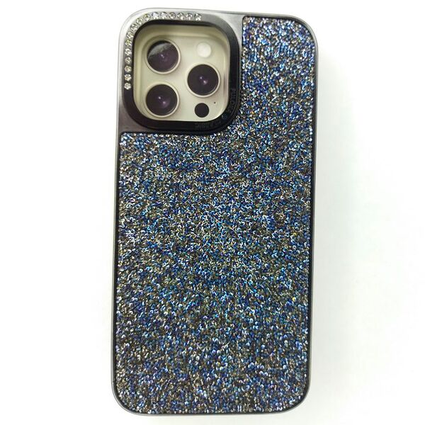 Чехол для iPhone 15 Pro Max накладка Puloka Crystal Синий