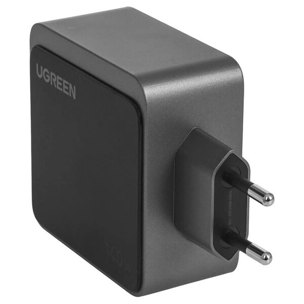 Зарядное устройство Ugreen X570 GaN 140W 3USB-C+USB Серый
