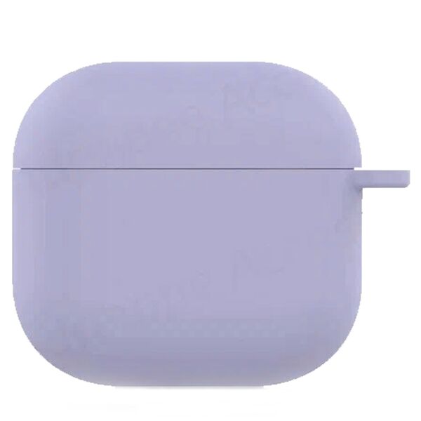 Силиконовый кейс для TWS наушников AirPods 4 Сиреневый